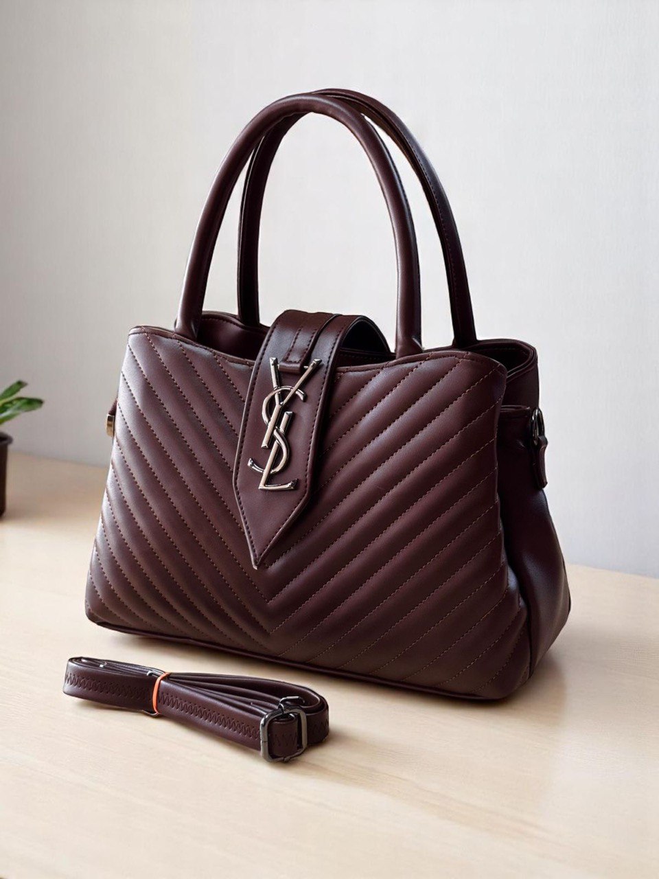 Yves Saint Laurent (YSL) Structured Handbag