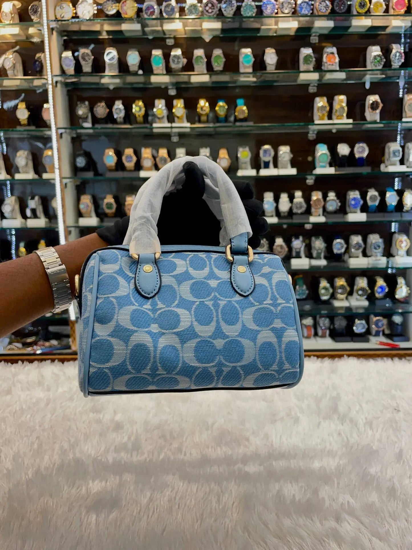 Coach mini duffle bag for girls small size bag