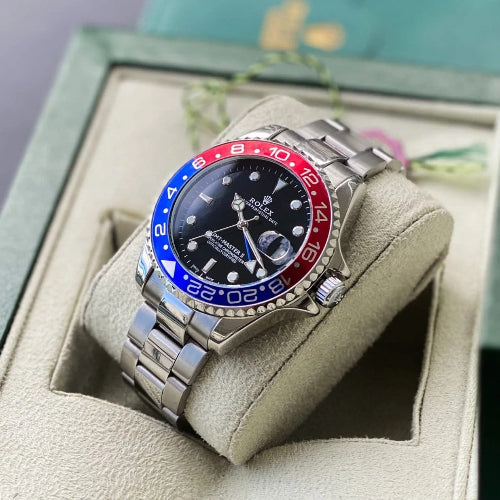 Rolex GMT Master II Watch with Pepsi Bezel For Men