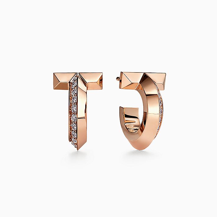 Tiffany&Co. T1 Wide Hinged Beautiful T EARINGS