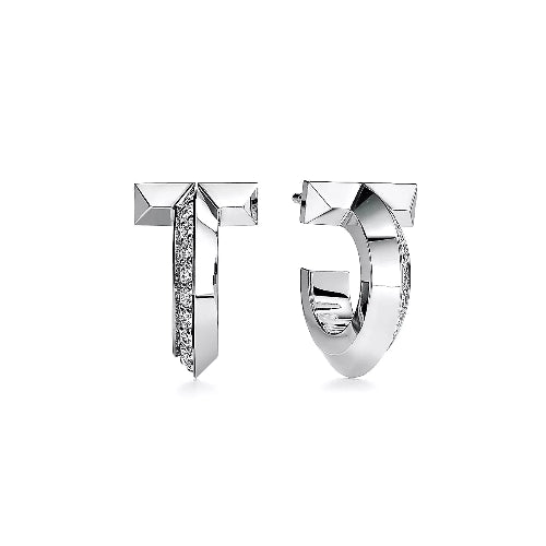 Tiffany&Co. T1 Wide Hinged Beautiful T EARINGS