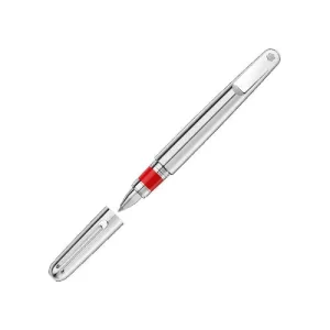 Montblanc Signature Red Rollerball Pen on display