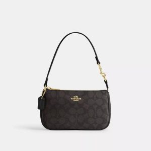 1_fc0c959b-28a4-42c6-9ec2-f347998f134c.jpg Coach notila 19 signature canvas sling bag dark brown