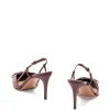 Valentino Garavani V-Logo Signature Slingback Pumps in black