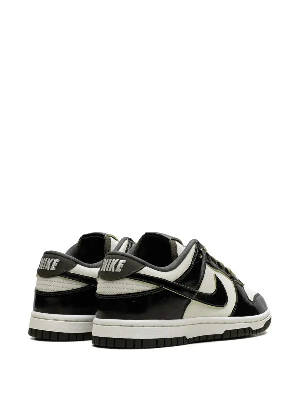 Nike Dunk Low Sneakers in White - Side View