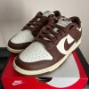 Nike Dunk Low sneakers in black and white