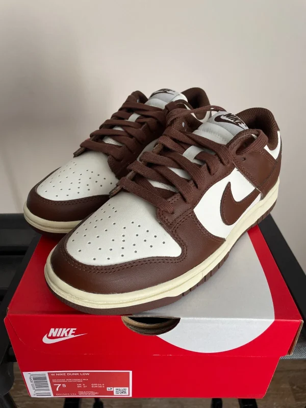 Nike Dunk Low sneakers in black and white