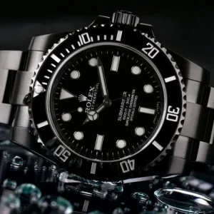 6.png Rolex Submariner watch with black dial