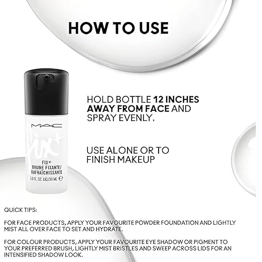 MAC Prep + Prime Fix Brume Fixante Makeup Setting Spray bottle