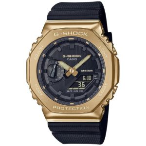 71459fZyLBL._SX679.jpg Casio G-Shock GM-2100G-1A9DR Gold IP Black Analog-Digital Dial Black Resin Strap Men's Watch