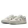 Nike Dunk Low Silver Swoosh side view