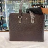 CQFMZIOa.jpg MONT BLANC LAPTOP BAG BROWN front view
