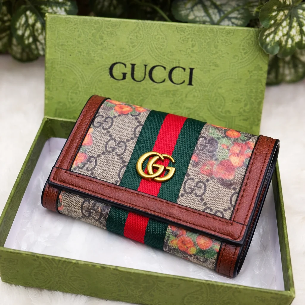 GG Three Fold Wallet – Compact Luxury Leather