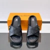 LV Oasis Mule Slippers in black