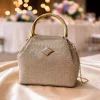 ChatGPTImageMar20_2026_02_48_01PM.png Luxury Croco Textured Potli Bag with Gold Handle - Front View