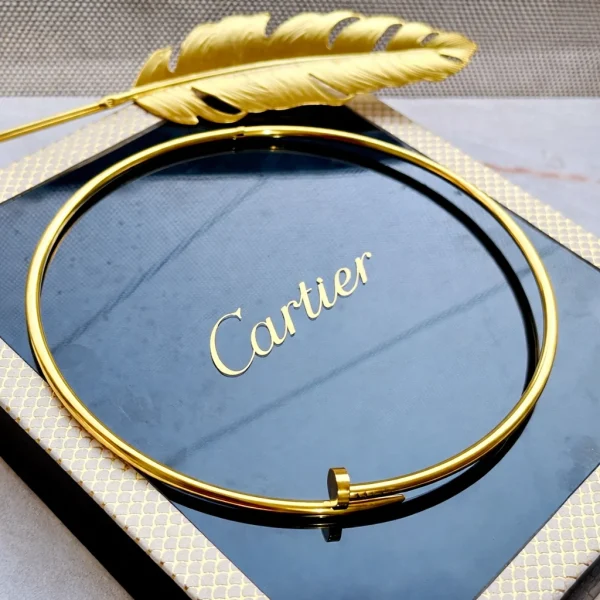 Cartier Juste un Clou Torque Necklace front view