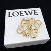 LOEWE SIGNATURE BROOCH front view