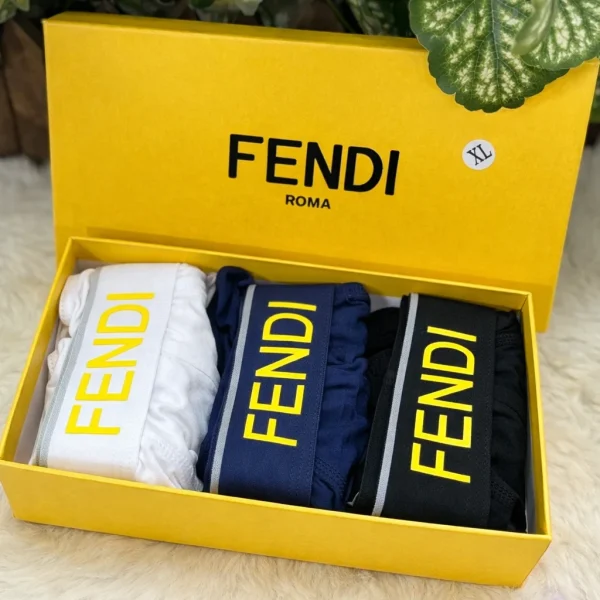 Fendi Men’s Brief Set of 3 - Front View