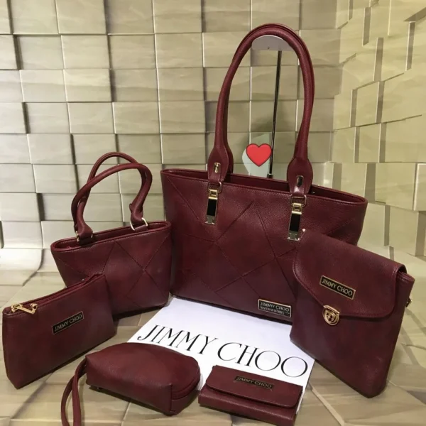 Jimmy Choo Luxury Handbag Combo Set - Front View