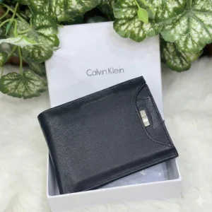 Calvin Klein Men’s Leather Wallet in black