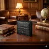 Mont Blanc Luxury Wallet for Men - Black Leather