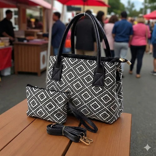 ZAKARD 2-Piece Combo Handbag with Pouch