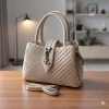 Gemini_Generated_Image_jrhfv8jrhfv8jrhf.png Yves Saint Laurent Structured Handbag in black leather