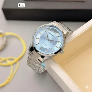 Gemini_Generated_Image_jwz3sxjwz3sxjwz3.png EMPORIO ARMANI MECHANICO CHAIN WATCH front view