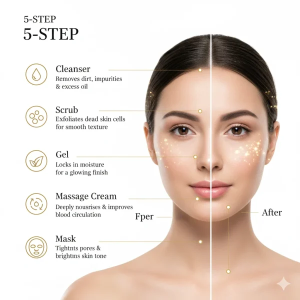 Miss Messa 5 Step Facial Kit packaging