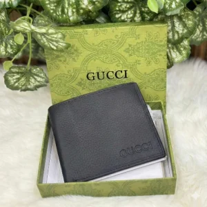 GG Men’s Leather Wallet front view