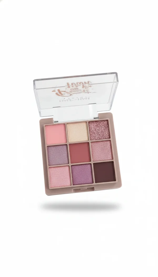 Half N Half LET THE COLORS PLAY Makeup Palette front view