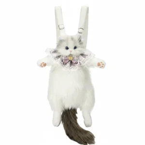Cat Backpack with Meow Sound in pink