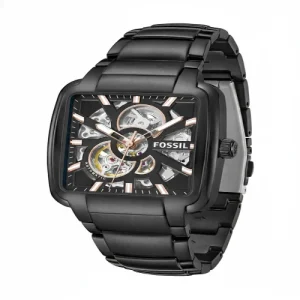 Gemini_Generated_Image_wfbsenwfbsenwfbs.png Fossil Men's Inscription Rectangle Shape Analog Wrist Watch front view