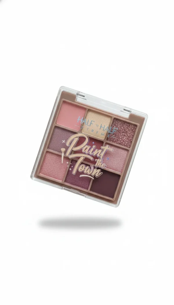 Half N Half Face Paint the Town Makeup Palette front view