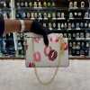 Coach Klare Crossbody Kiss Sling Bag in white
