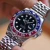 PEPSISIDESHOT-scaled-1.jpg Rolex GMT Master II Watch with Pepsi Bezel - Front View