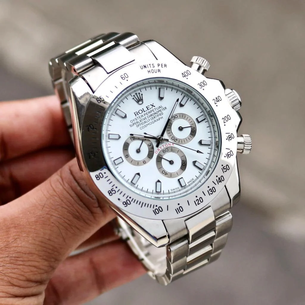 Rolex Daytona Sliver Stainless Steel Men’s Watch