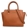 Michael Kors MK handbag for girls in tan color - front view