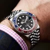 Rolex-GMT-Pepsi-126710-BLRO-5.jpg Rolex GMT Master II Watch with Pepsi Bezel - Front View