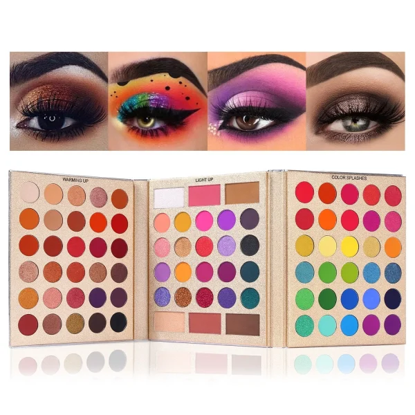Makeup Book Preety All AU Eyeshadow palette with 80 colors
