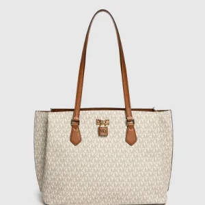 Michael Kors MK Handbag for Girls in Brown - Front View