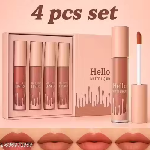 Untitleddesign_45.png Hello Matt Liquid - 4 in 1 Nude Liquid lipsticks smudge proof