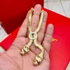 Cartier Double Panther Face Necklace front view