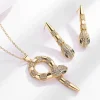 BVLGARI Serpent Full-Studded Necklace close-up