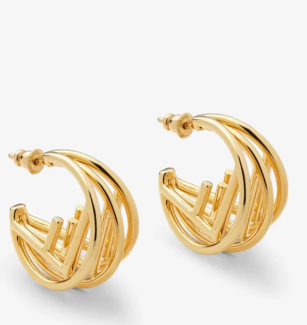 WhatsAppImage2026-01-16at6.51.17PM.jpg F is Fendi Signature Earrings front view