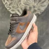 Nike Dunk Low Two-Tone Brown & Grey sneaker side view