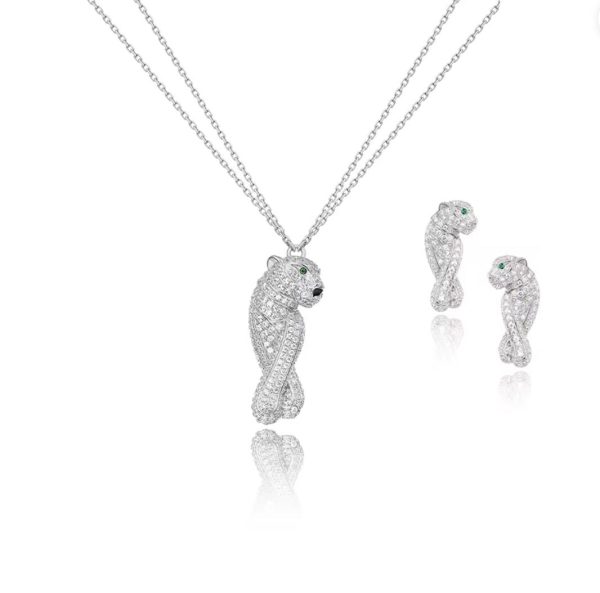 CARTIER BEAUTIFUL NECKLACE AND EARING SET