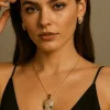 BVLGARI Serpent Full Studded Necklace close-up