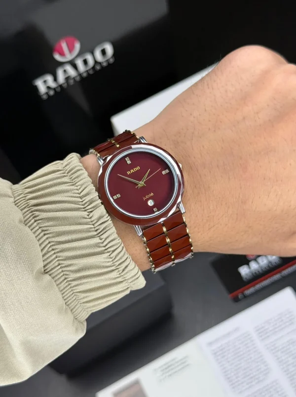 WhatsAppImage2026-01-19at9.18.38PM.jpg RADO Pure Gems Pyramid Ceramic Chain Watch front view