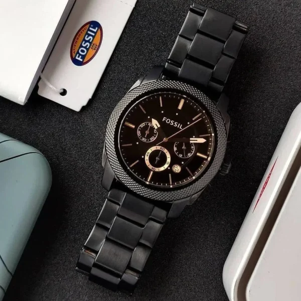 FOSSIL FS 4656 Commuter Chain Chrono Watch front view